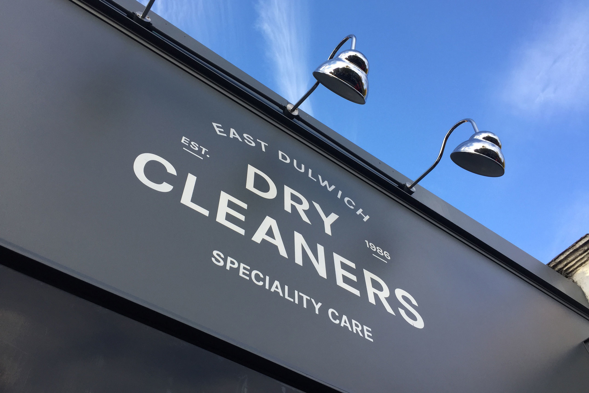 Small business graphic design for East Dulwich Dry Cleaners