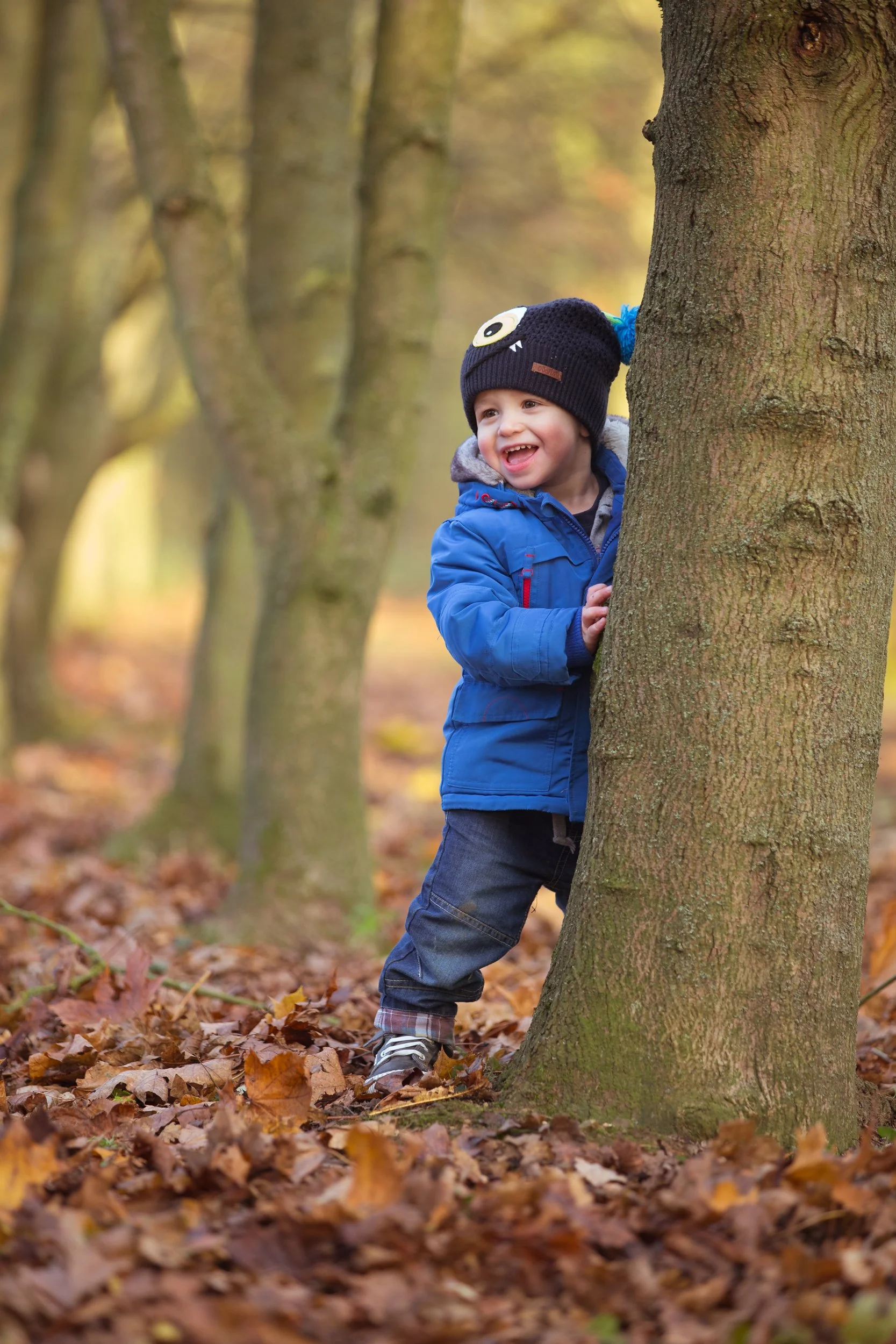 George Brown Family Photography session in a Hertfordshire woodland.