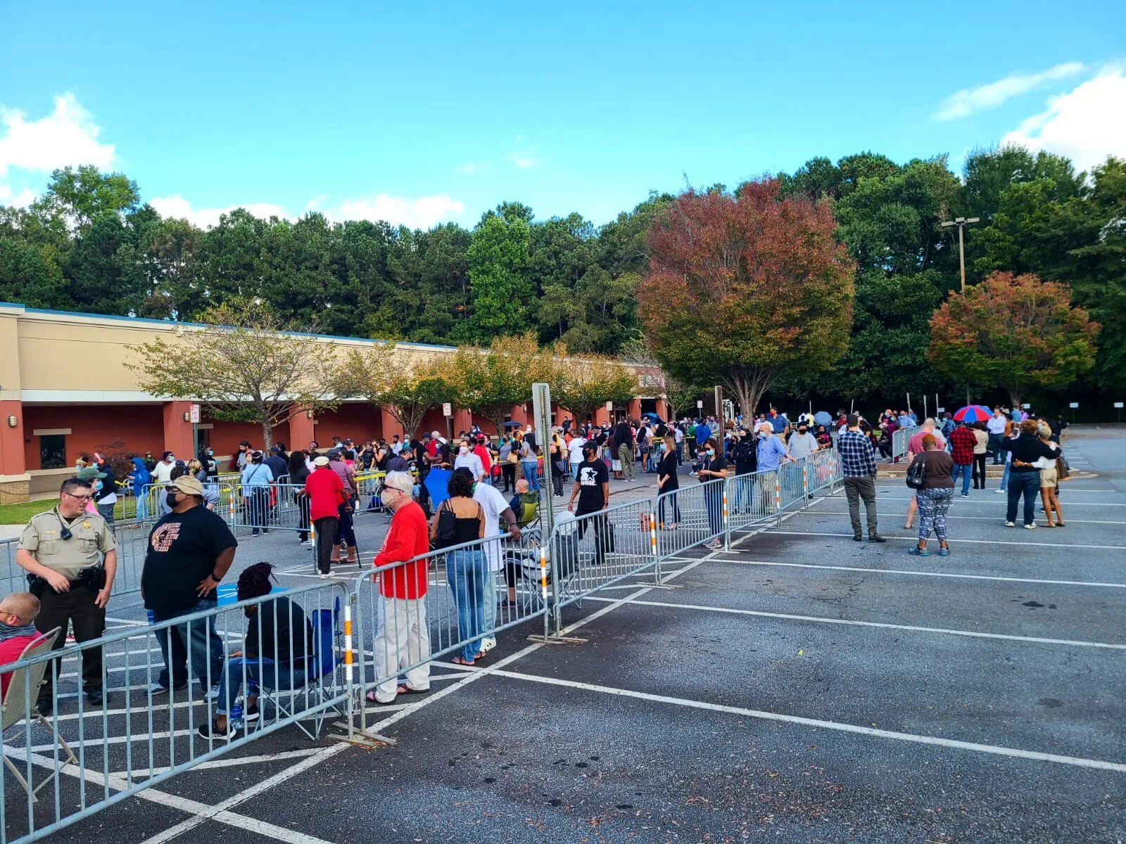 Early voting lines hours long — #ChefsForThePolls is cooking!