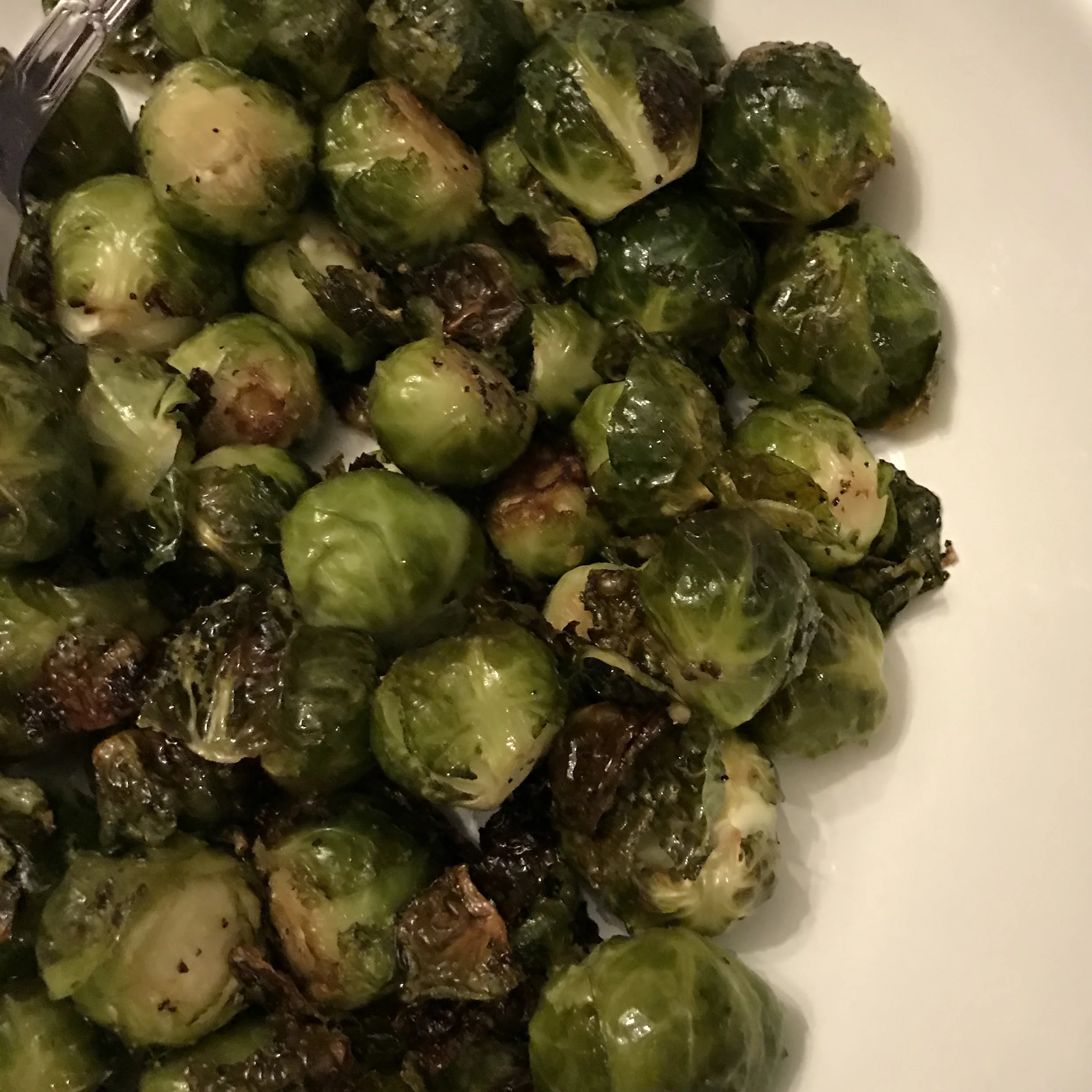 Roasted Brussels Sprouts . Barefoot Contessa Cookbook . Week 2