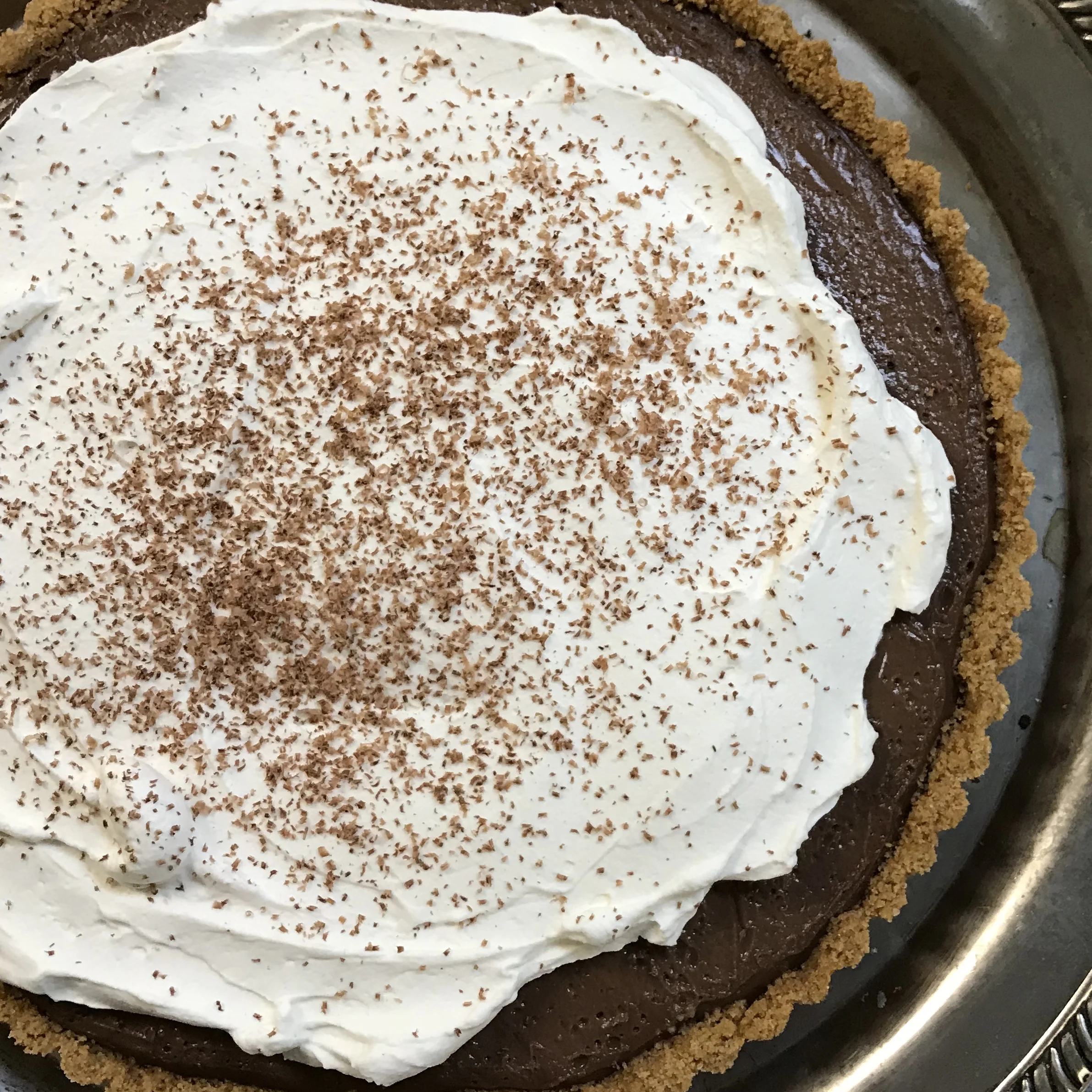 Chocolate Pudding Cream Tart . How Easy Is That? . Week 3