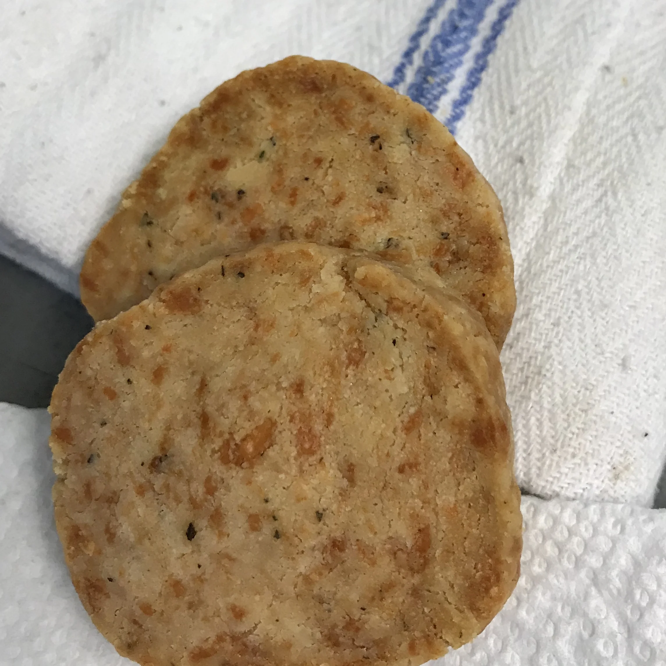 Parmesan & Thyme Crackers . Back to Basics . Week 18