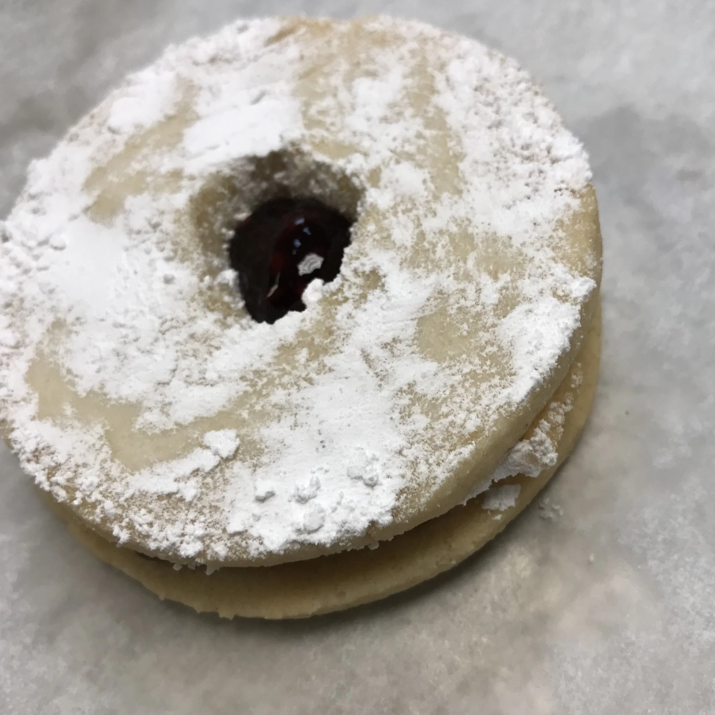 Linzer Cookies . Barefoot Contessa Cookbook . Week 36