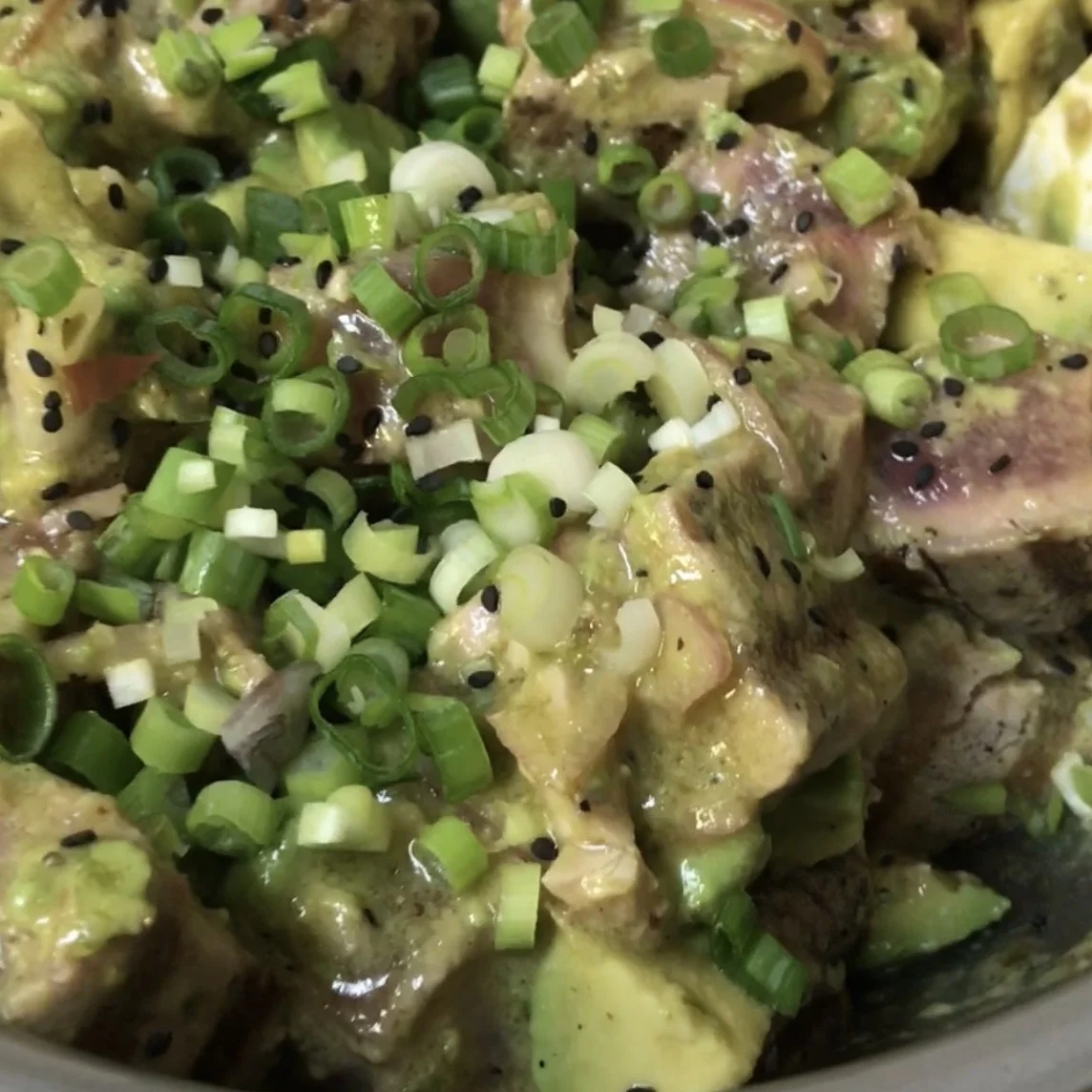 Grilled Tuna Salad . At Home . Week 37