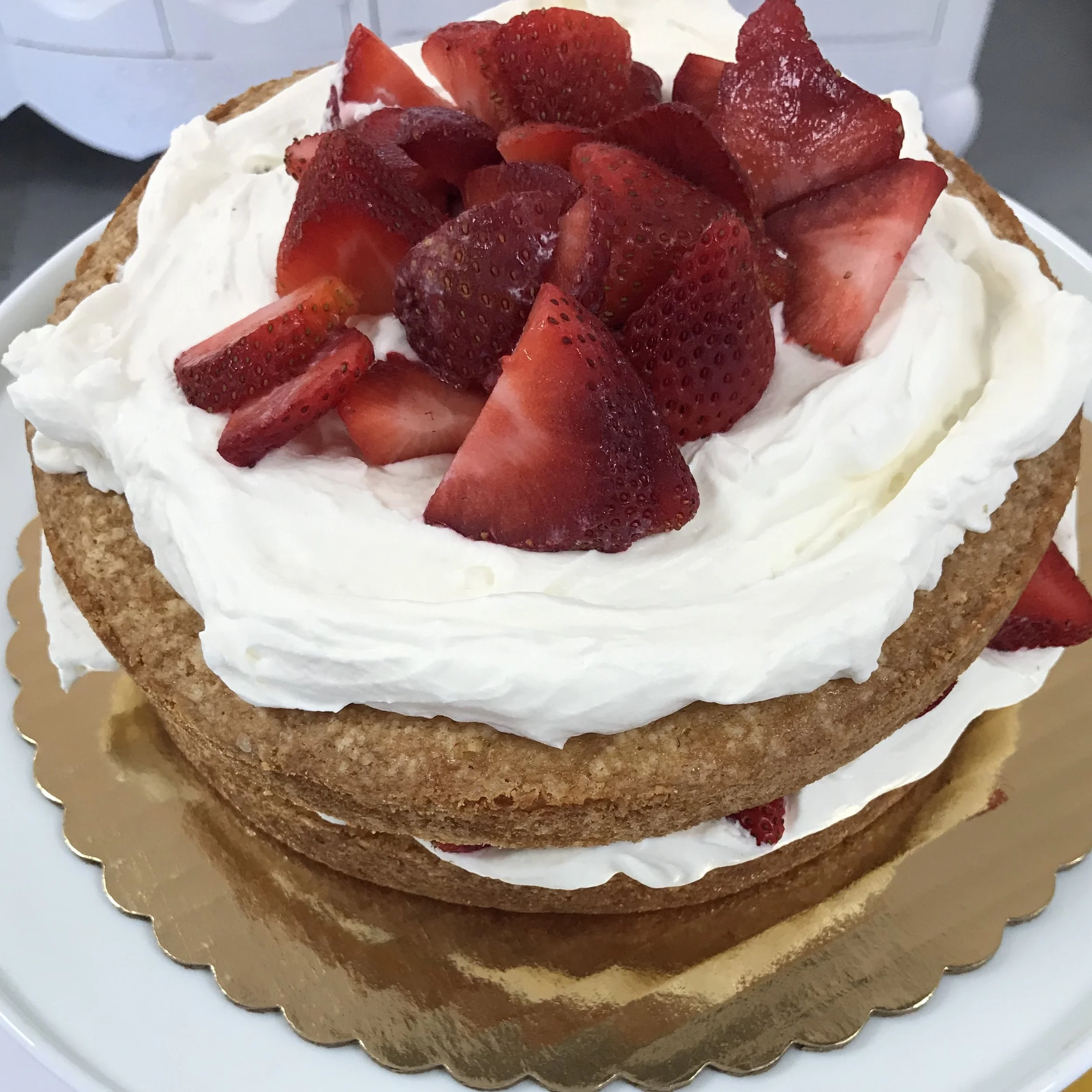 Strawberry Country Cake . Barefoot Contessa Parties! . Week 40