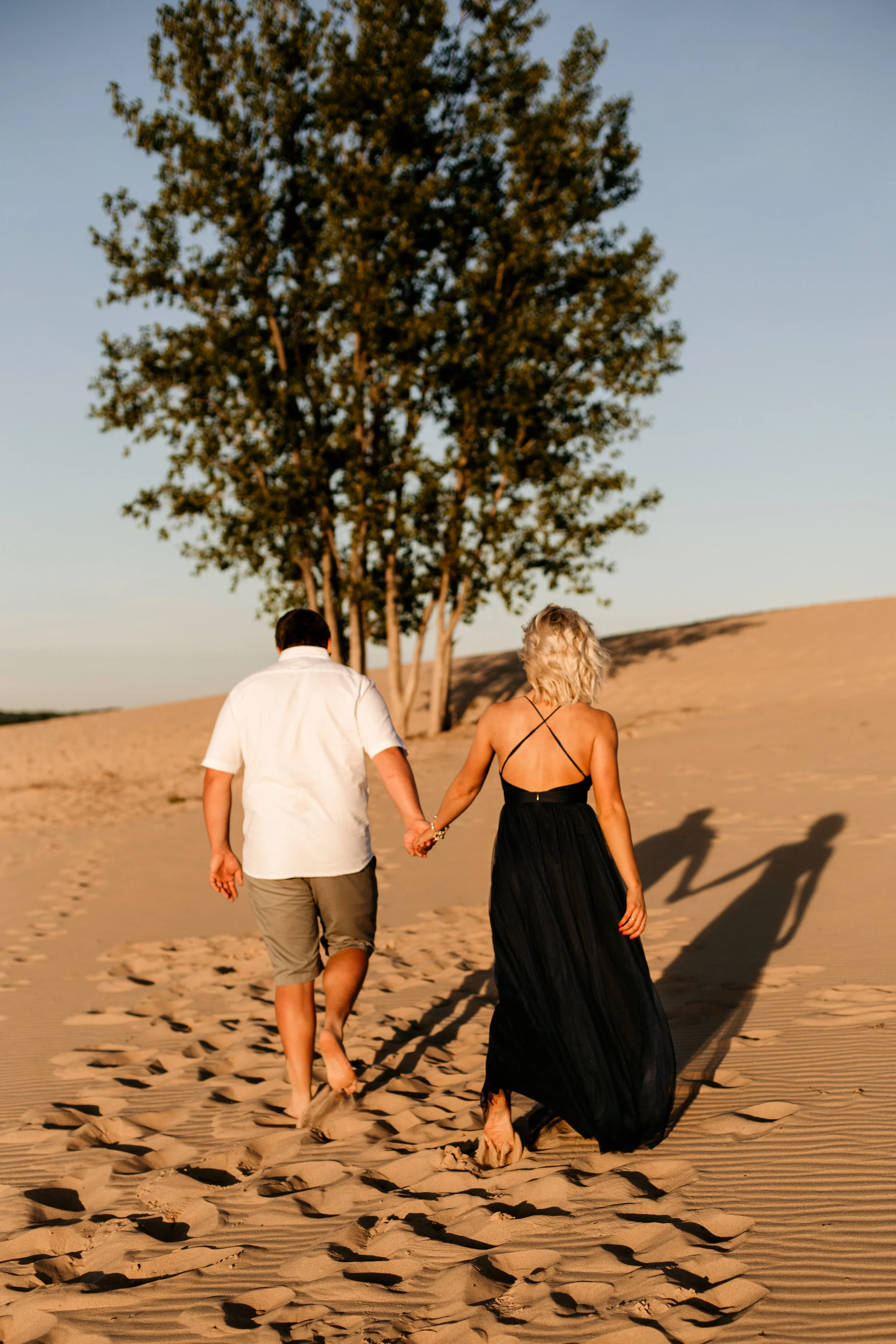 Silver Lake Sand Dunes Surprise Proposal - Ellie &amp; Evan