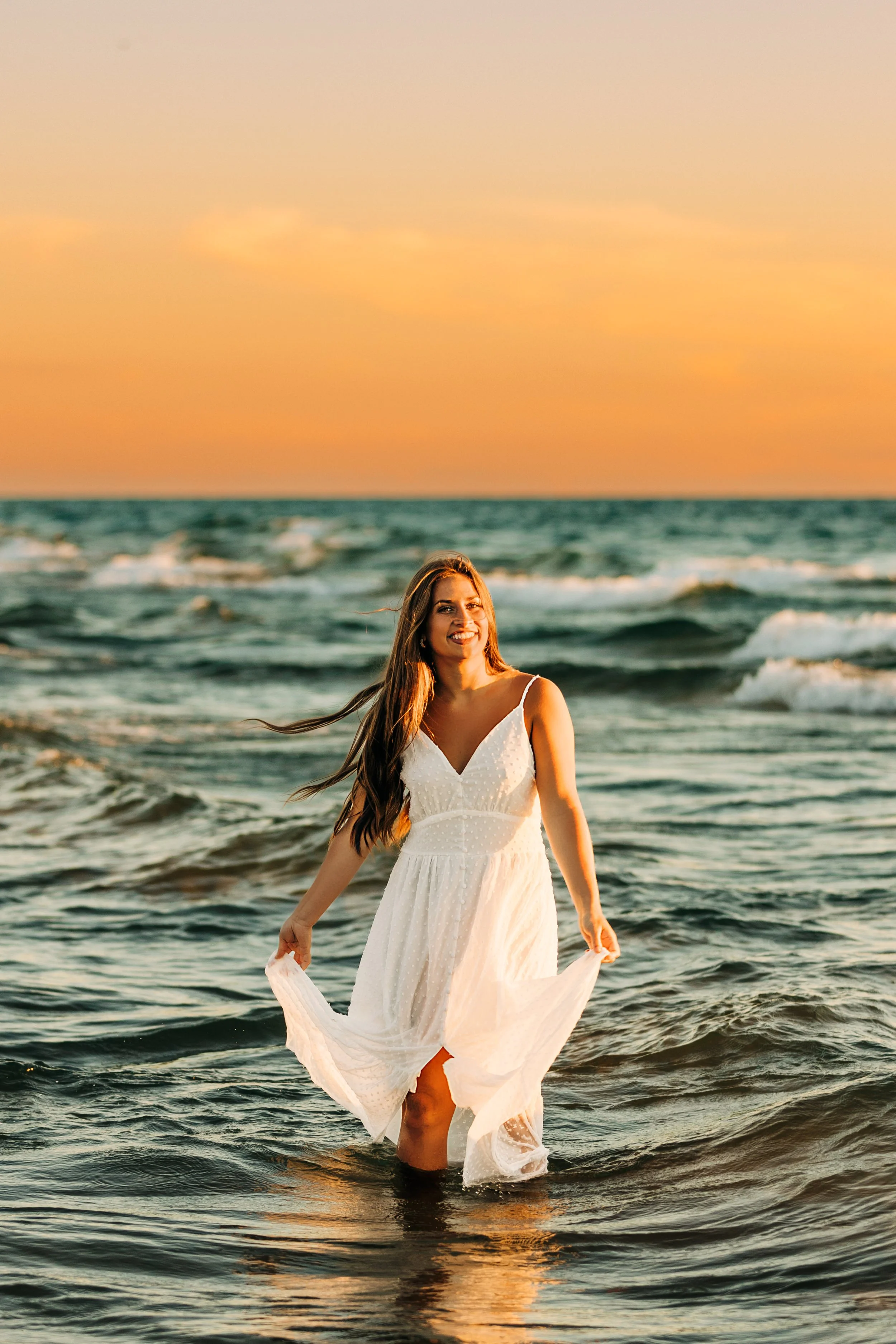 Brooklynn - Lake Michigan - Senior Photos