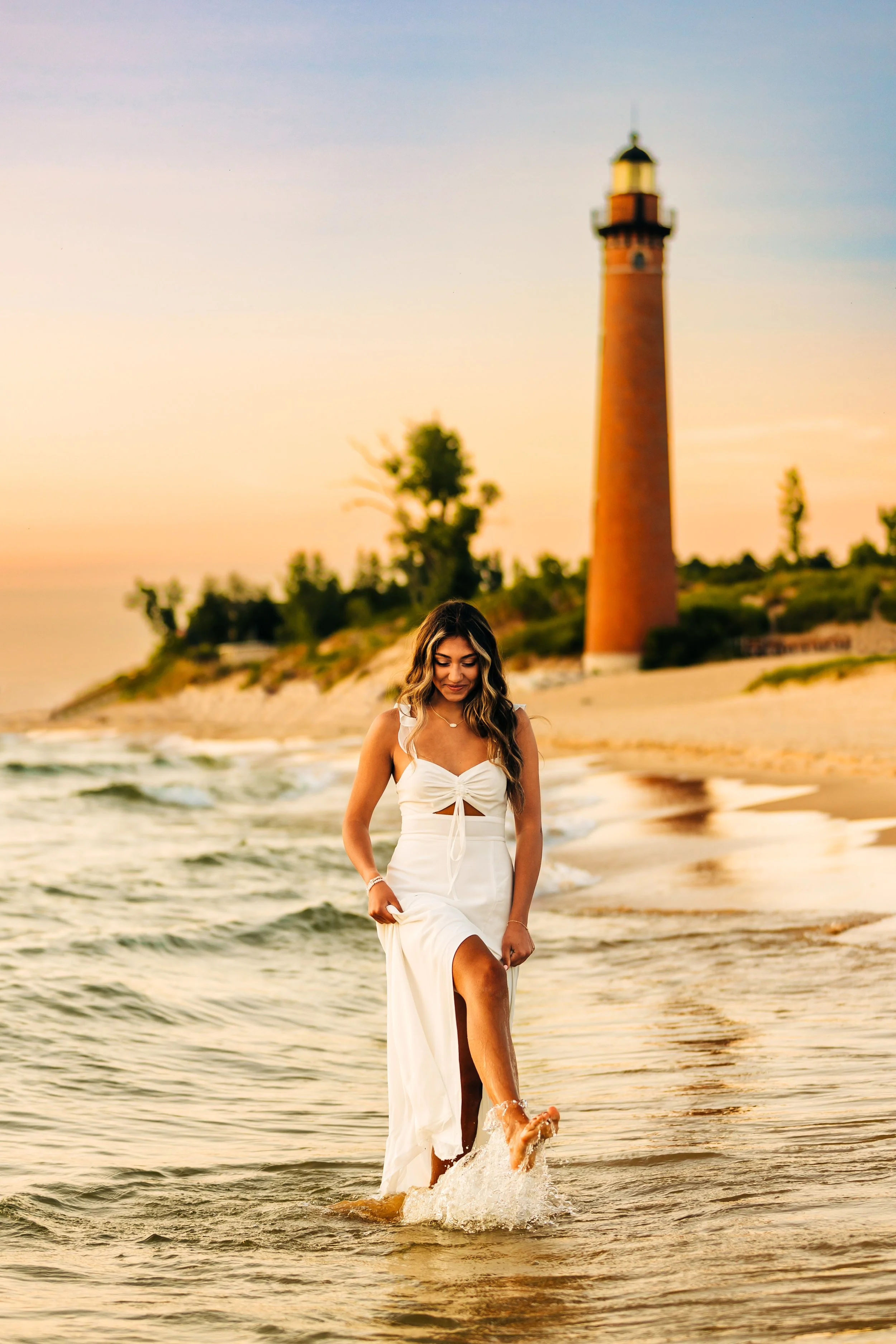 Abby - Lake Michigan - Senior Pictures