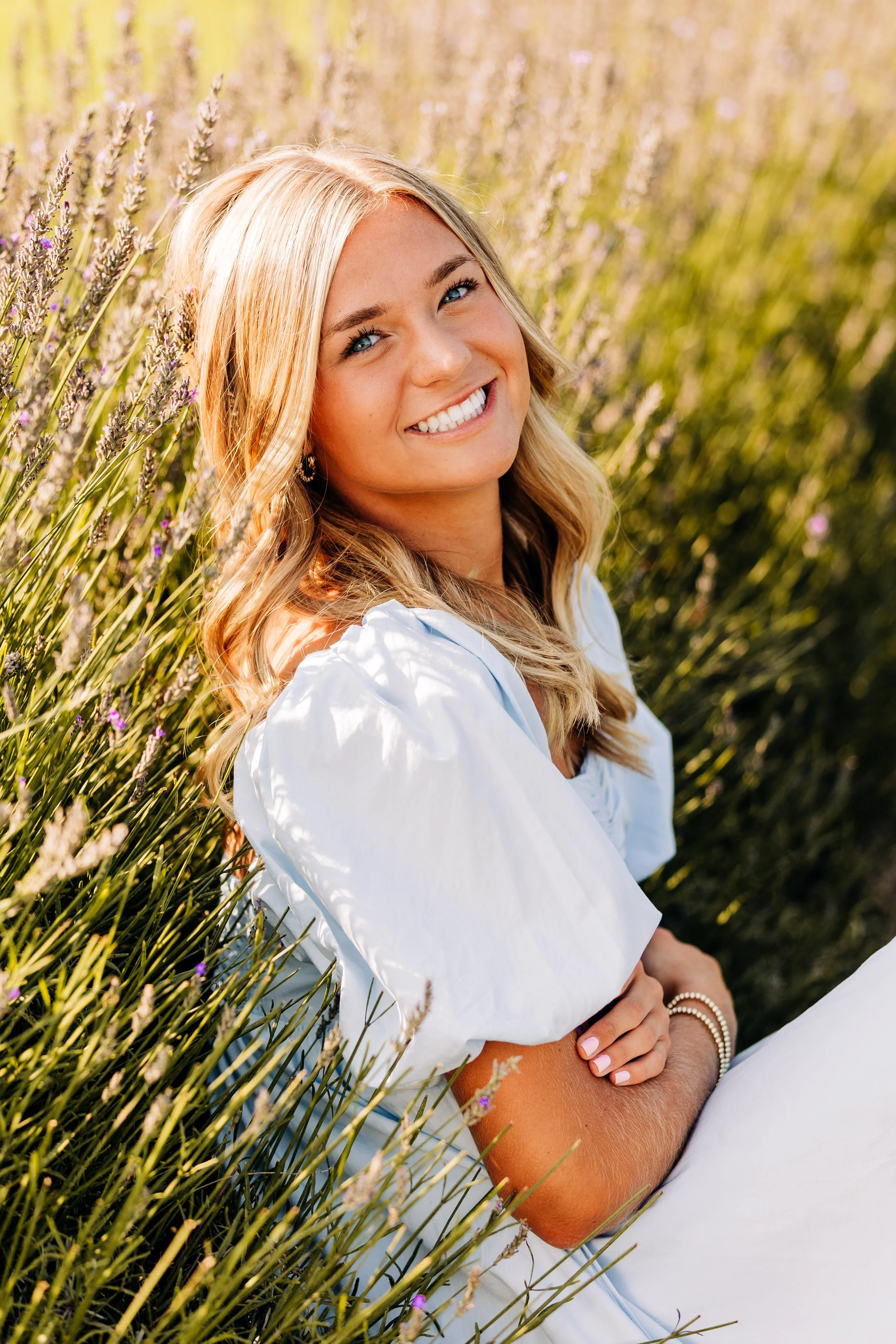 Nadia - Lavender Fields and the Beach Senior Pictures