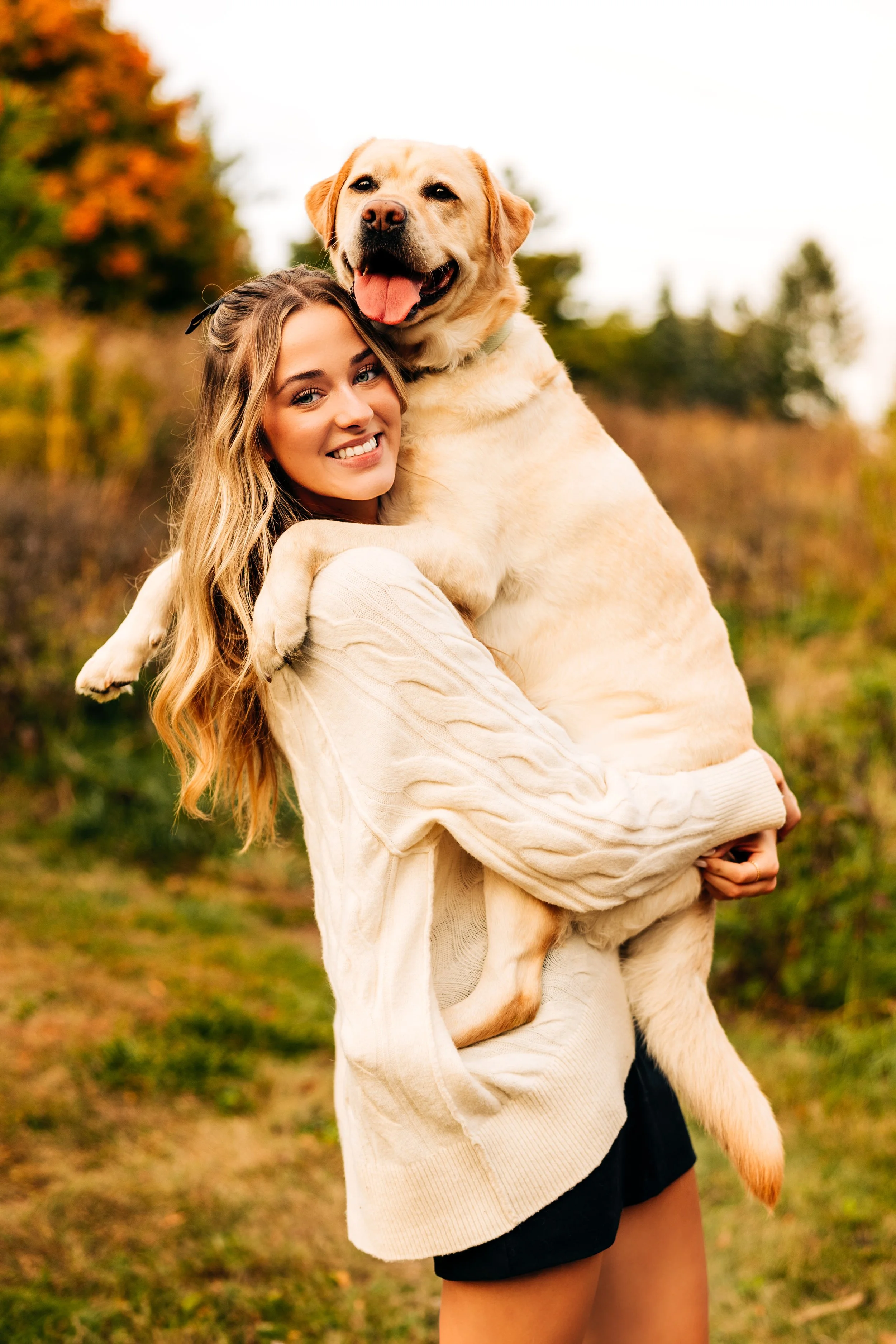Mia - Flower Fields, the Beach, and Fall Senior Session