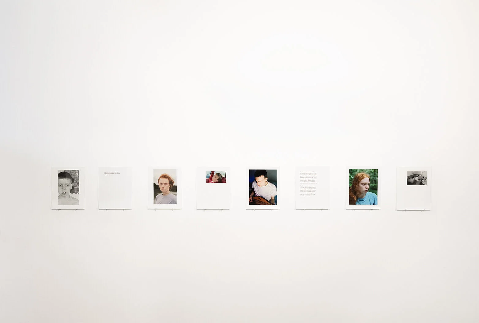 Installation view,  Les bruits de pas sur le plancher , IMMIX Galerie, Paris, France, 2020