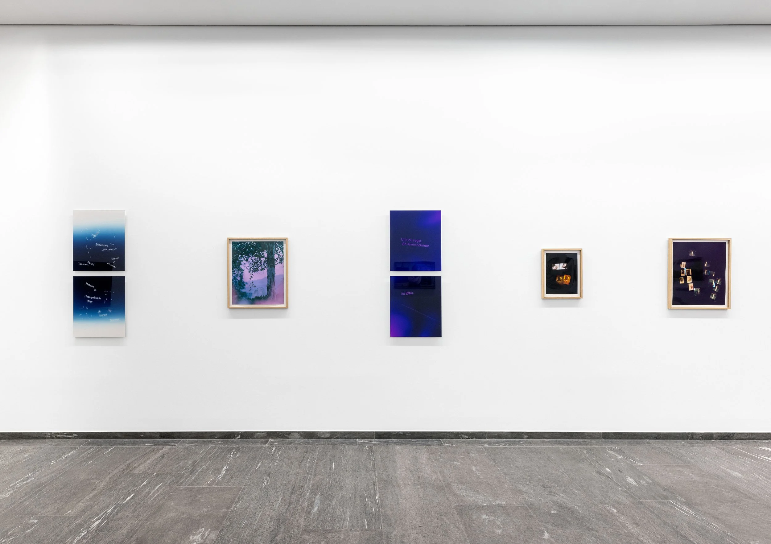 Installation view,  Right Now! , INN SITU, Innsbruck, 2023 © Rachael Woodson, Photo: Romain Darnaud