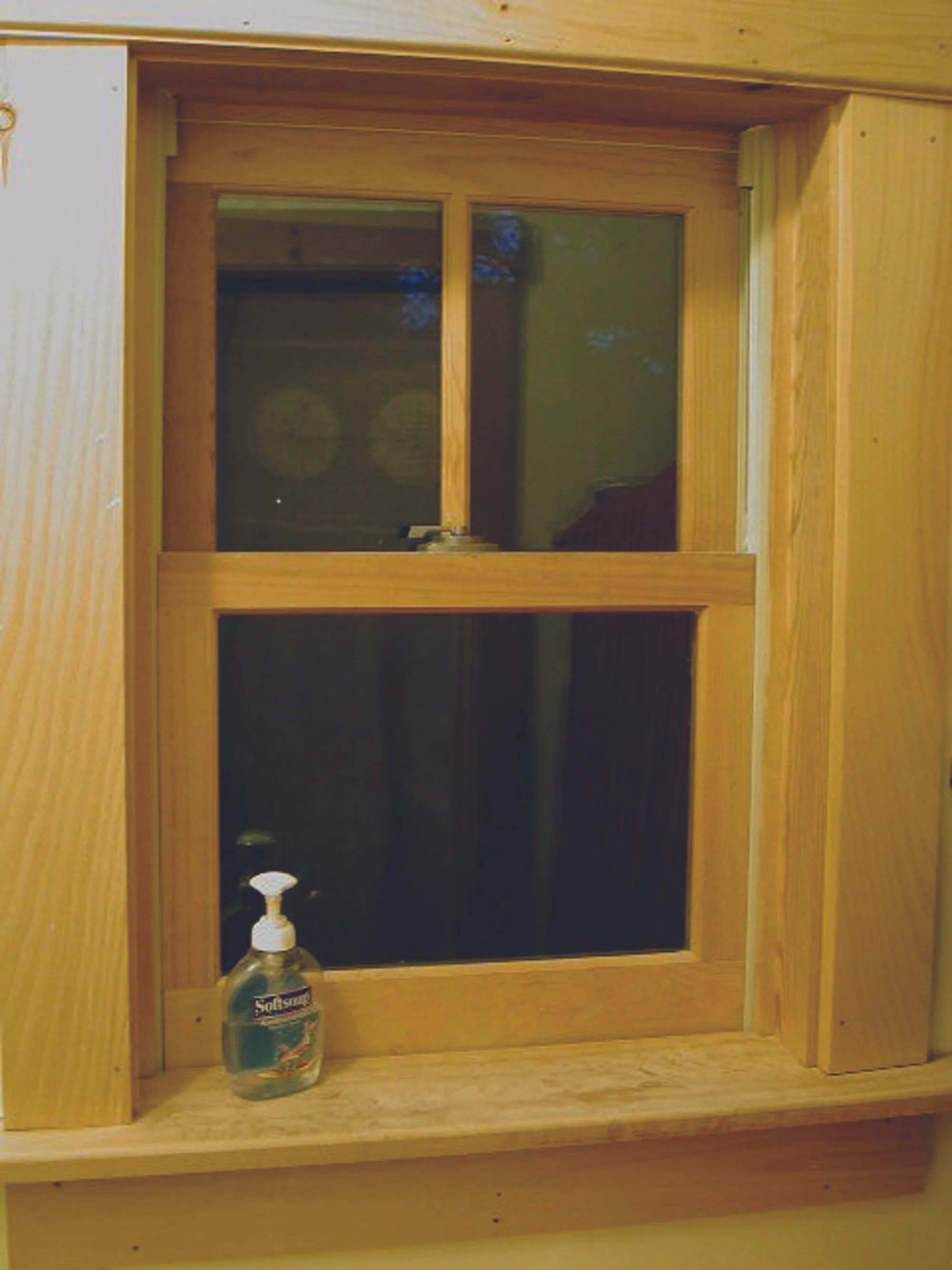 Window before insert is installed.