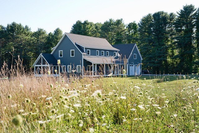 This 2700 sf BrightBuilt Home in Cumberland is a customized version of the Vinalhaven model. Photo: James Soloman