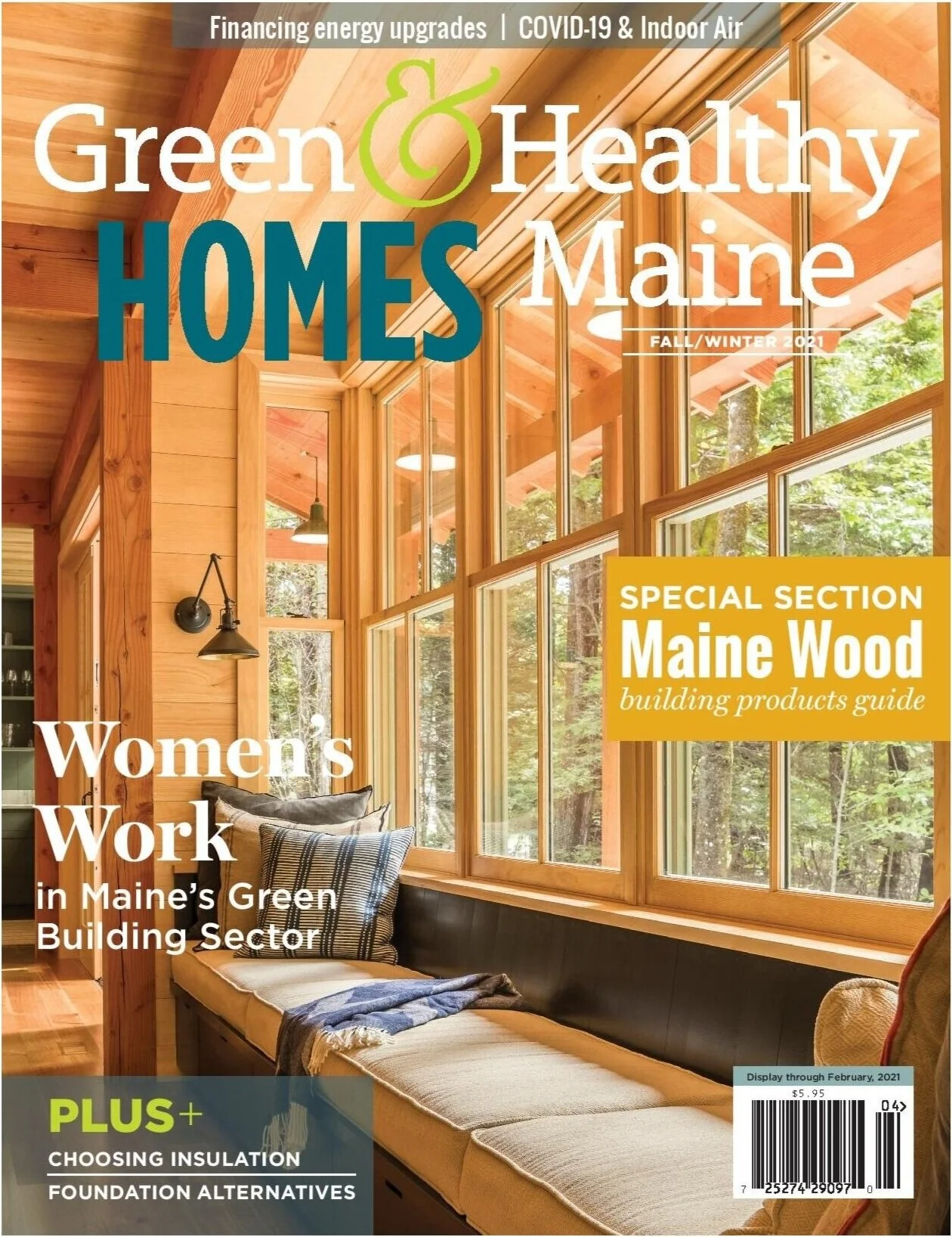 northland living center maine on Sourcing Local Wood Building Materials Green Healthy Maine