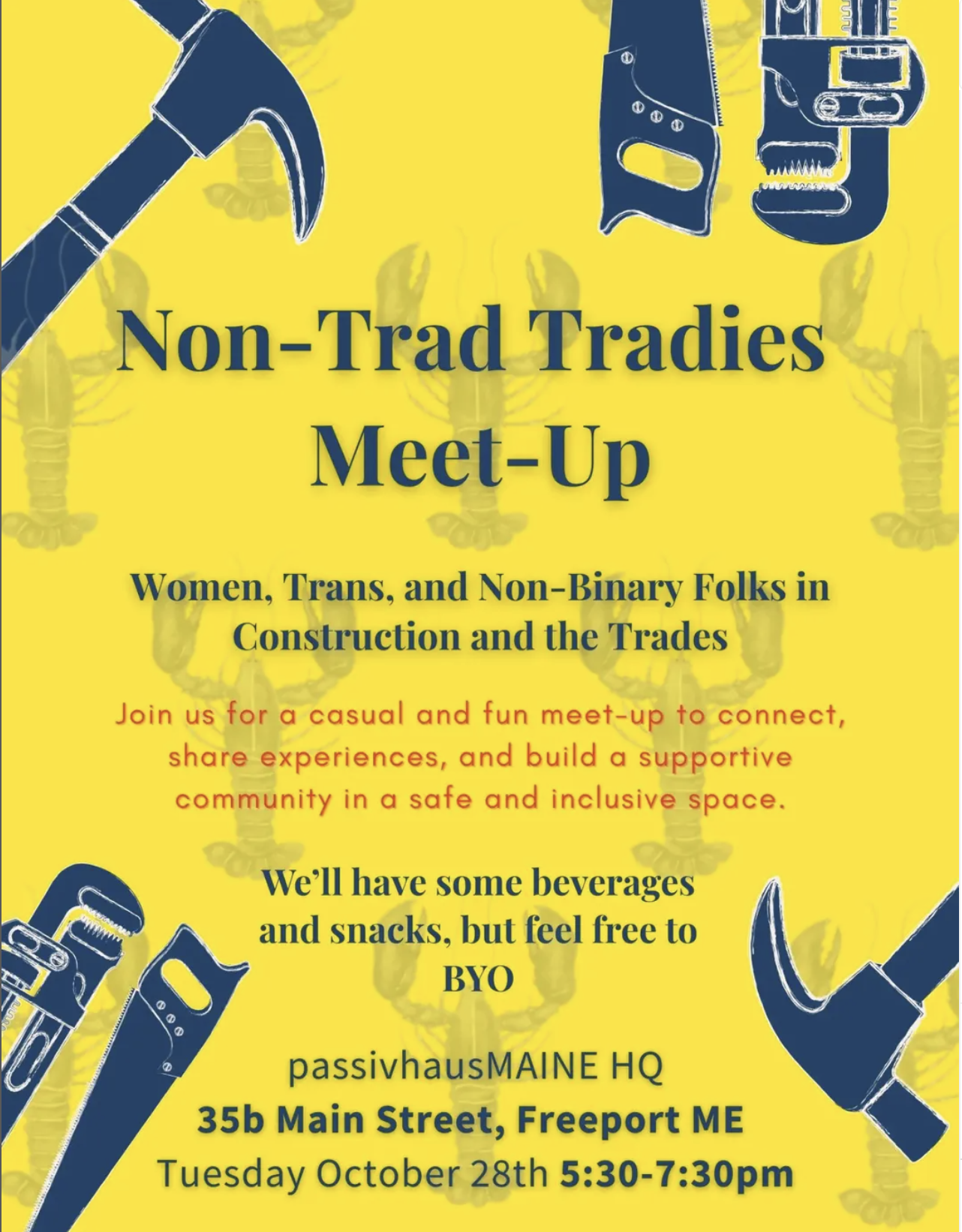 Non-Trad Tradies Meet-Up