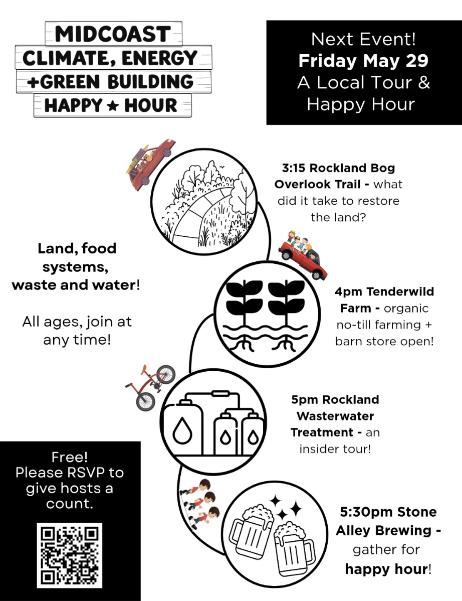 Midcoast Climate, Energy + Green Building Happy Hour &amp; Local Tour