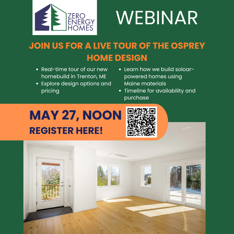 Live Tour of the Osprey Home Design with Zero Energy Homes
