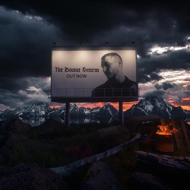 The Divine Storm by @ty_brasel is out now. Crazy story is Ty originally had a different idea for this cover and before covid we shot a few photos on the set of &ldquo;Power&rdquo; these ended up showing the perfect contrast for the album. It&rsquo;s 