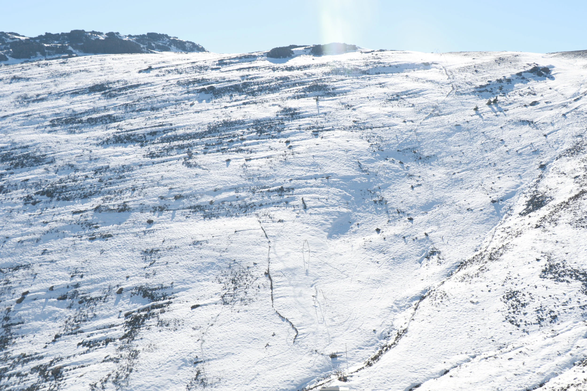  Ski slopes ….loook carefully you can see Ski lifts. 