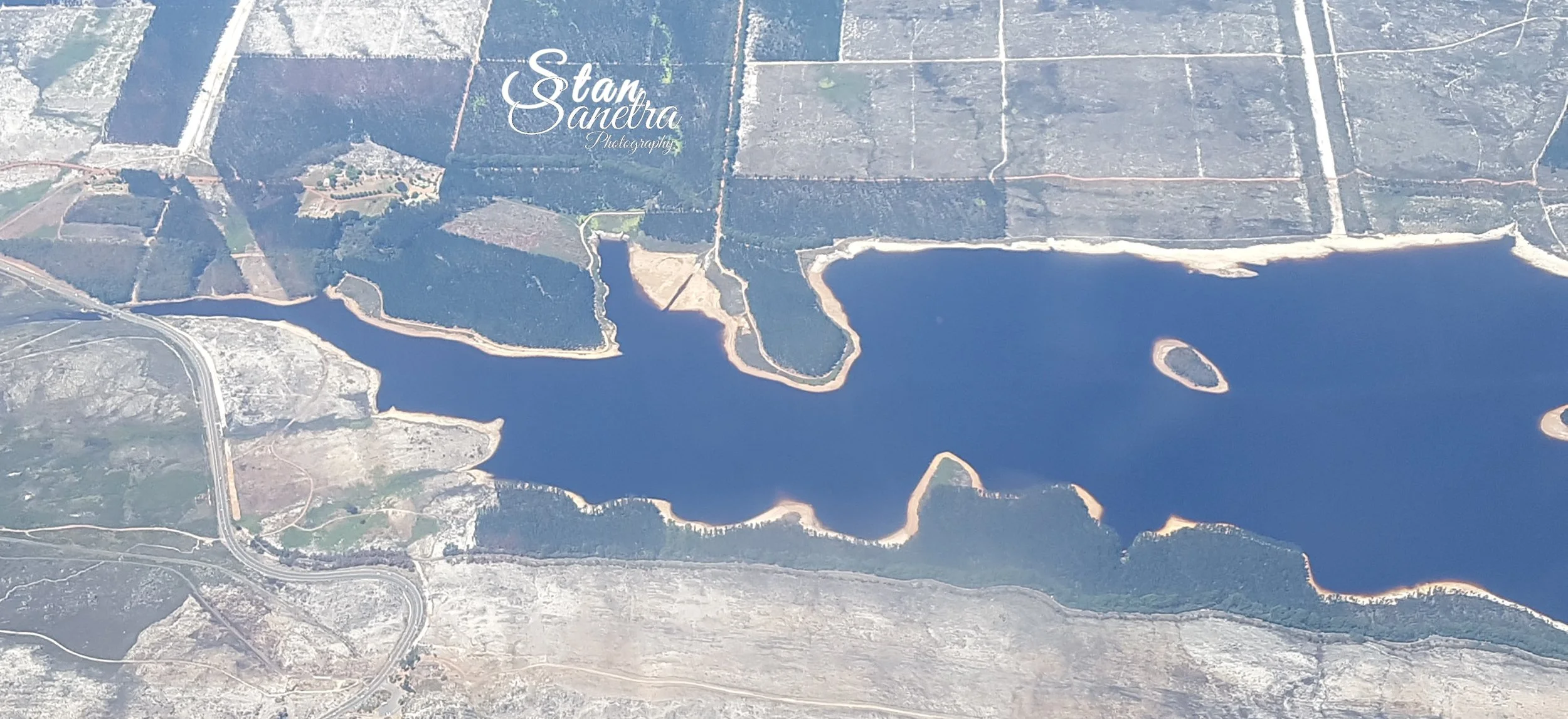  Flying over Steembras Dam…. Next to Sir Lowery's Pass. 