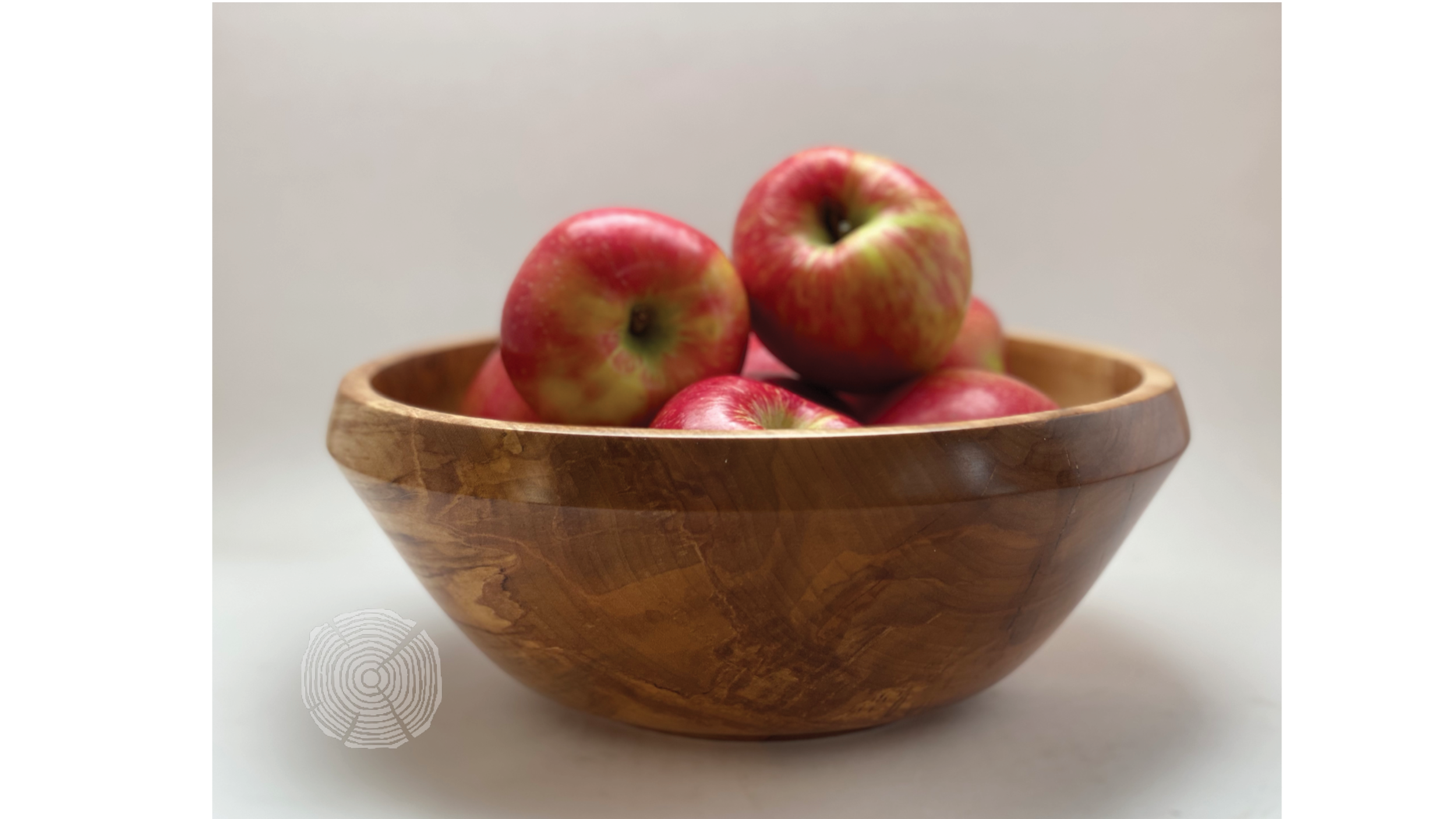 White Birch Medium Tilt Lip Bowl