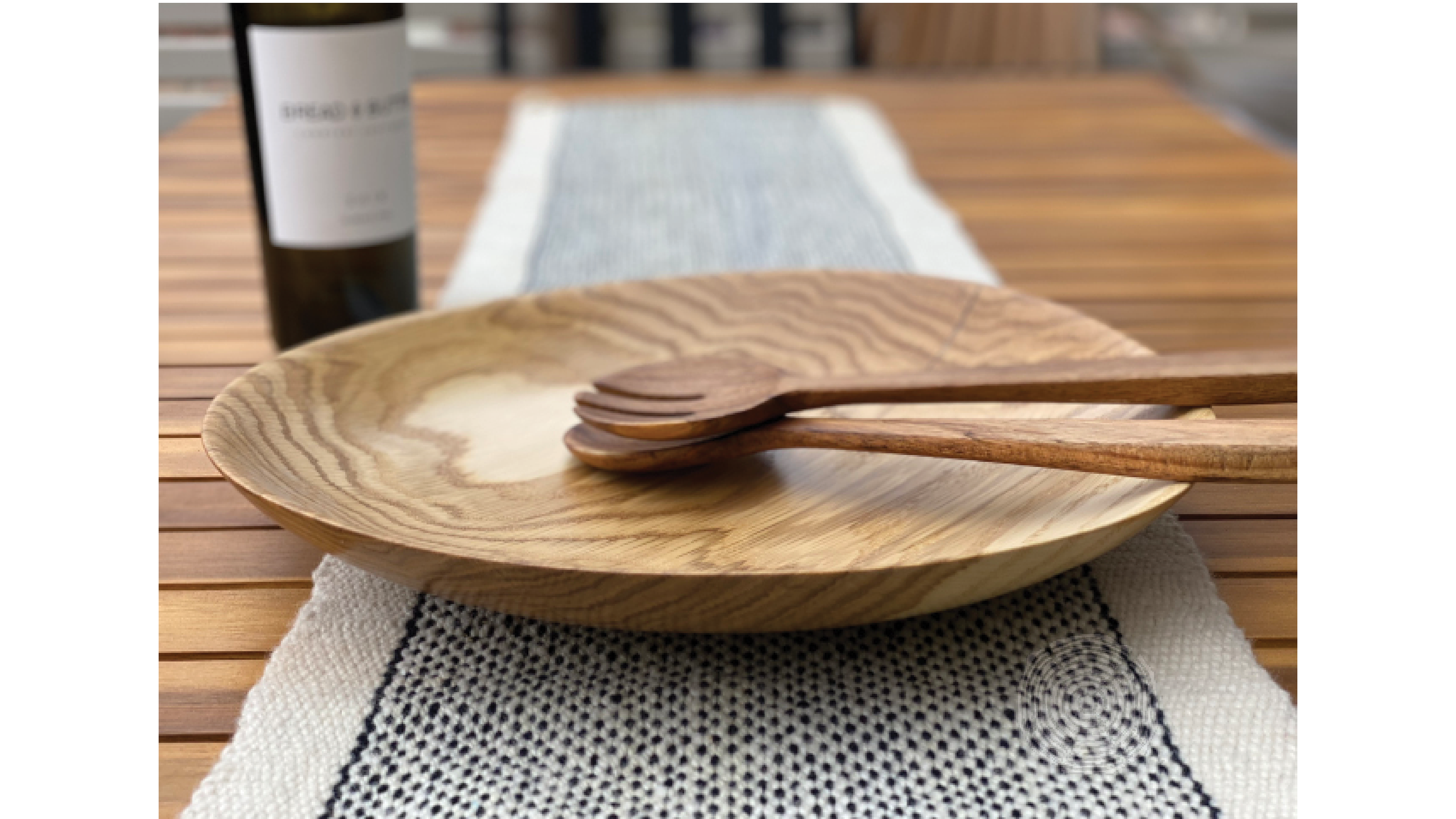 Century Oak Large Platter