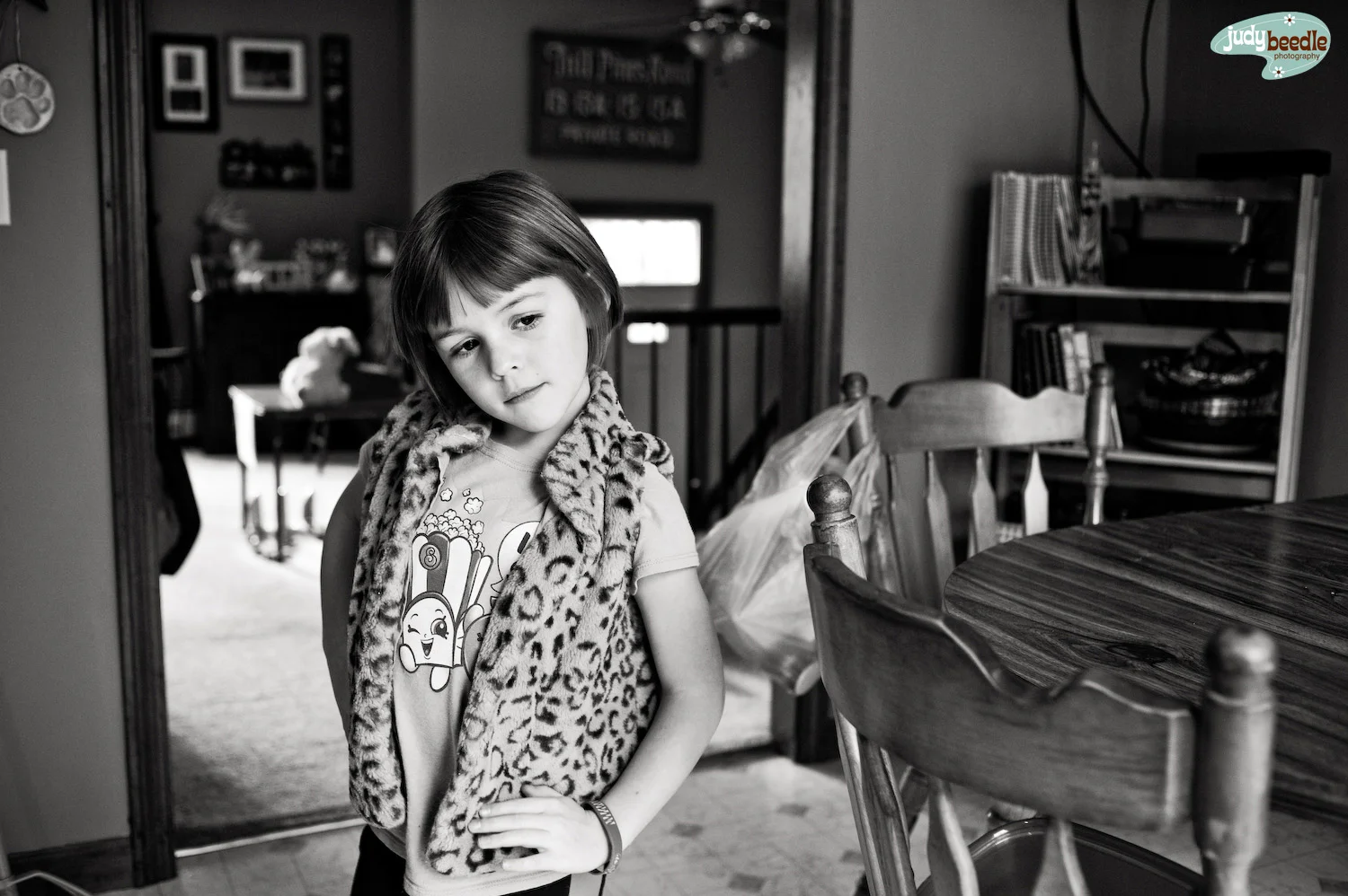 3/21 Hung out with this kid after she got off the bus. I think this was the second outfit of the afternoon.