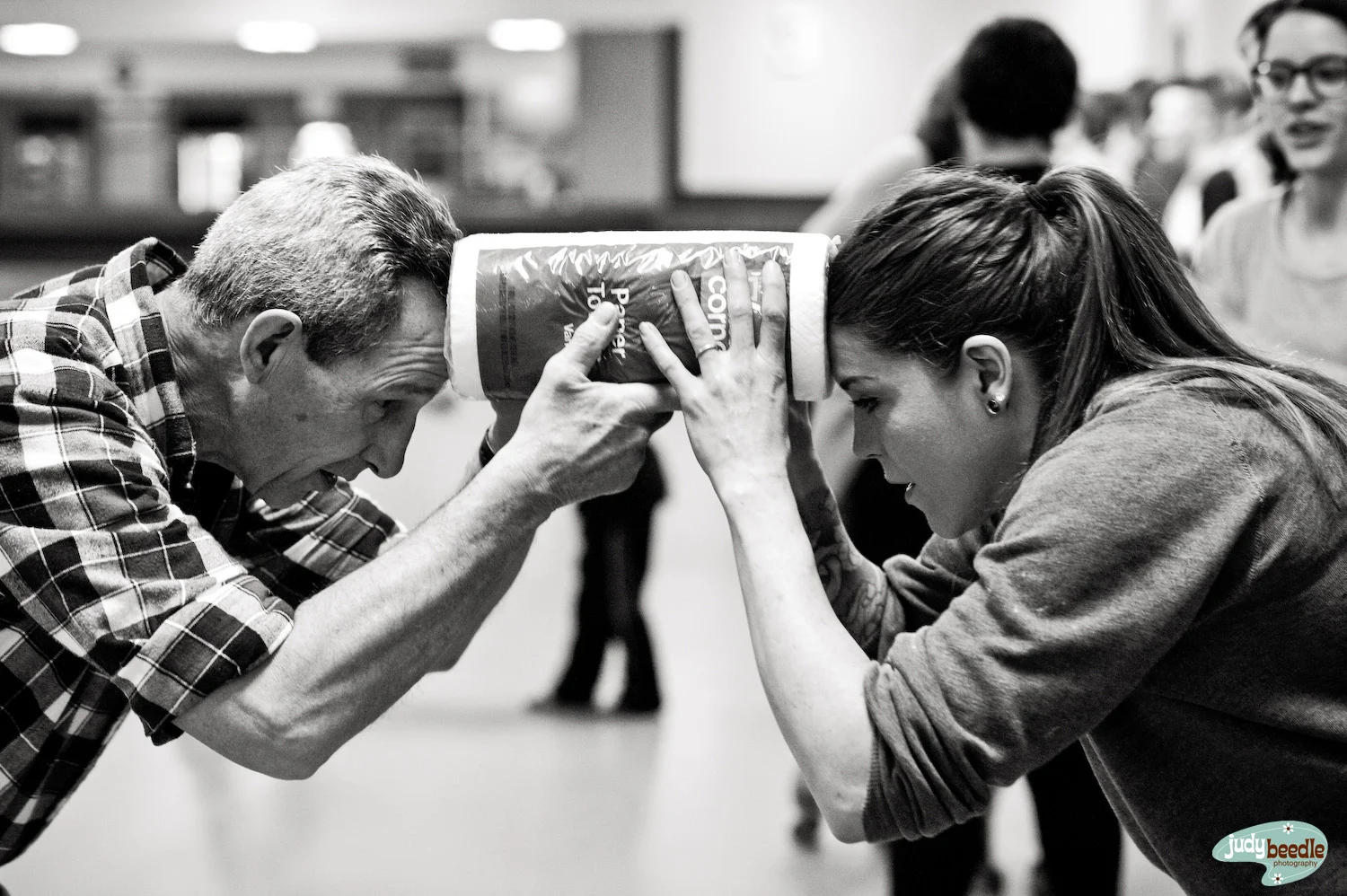 This is the kind of games we do at a baby shower in a roller rink…