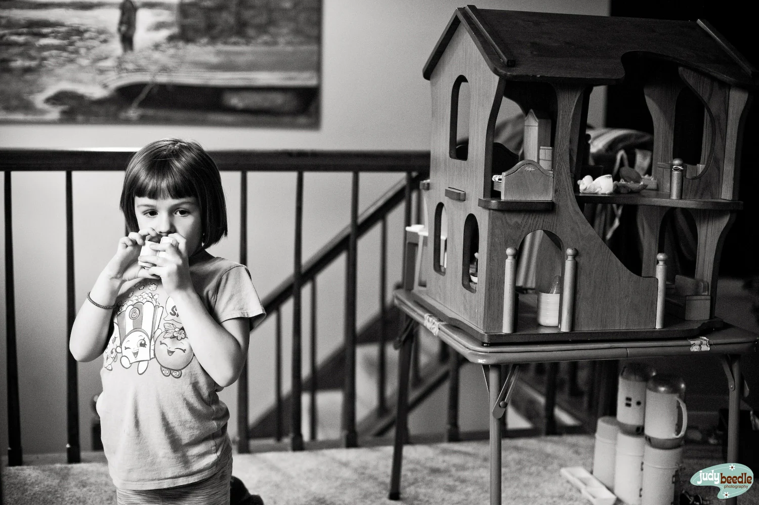 5/14. Someone got a dollhouse for her birthday…