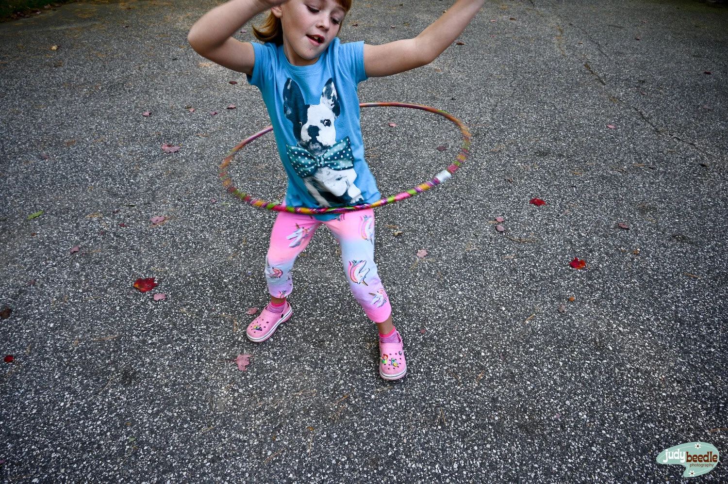 9/29. Hula hoop dance off with the niece.