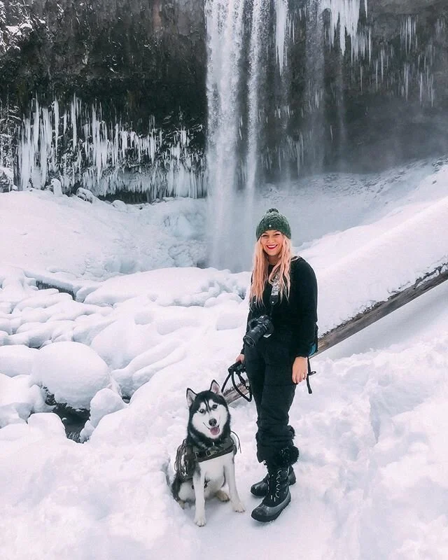 Don’t even care if this doesn’t match the rest of my feed because look how happy my boy is 🐕 ❄️ ⛄️ 😍