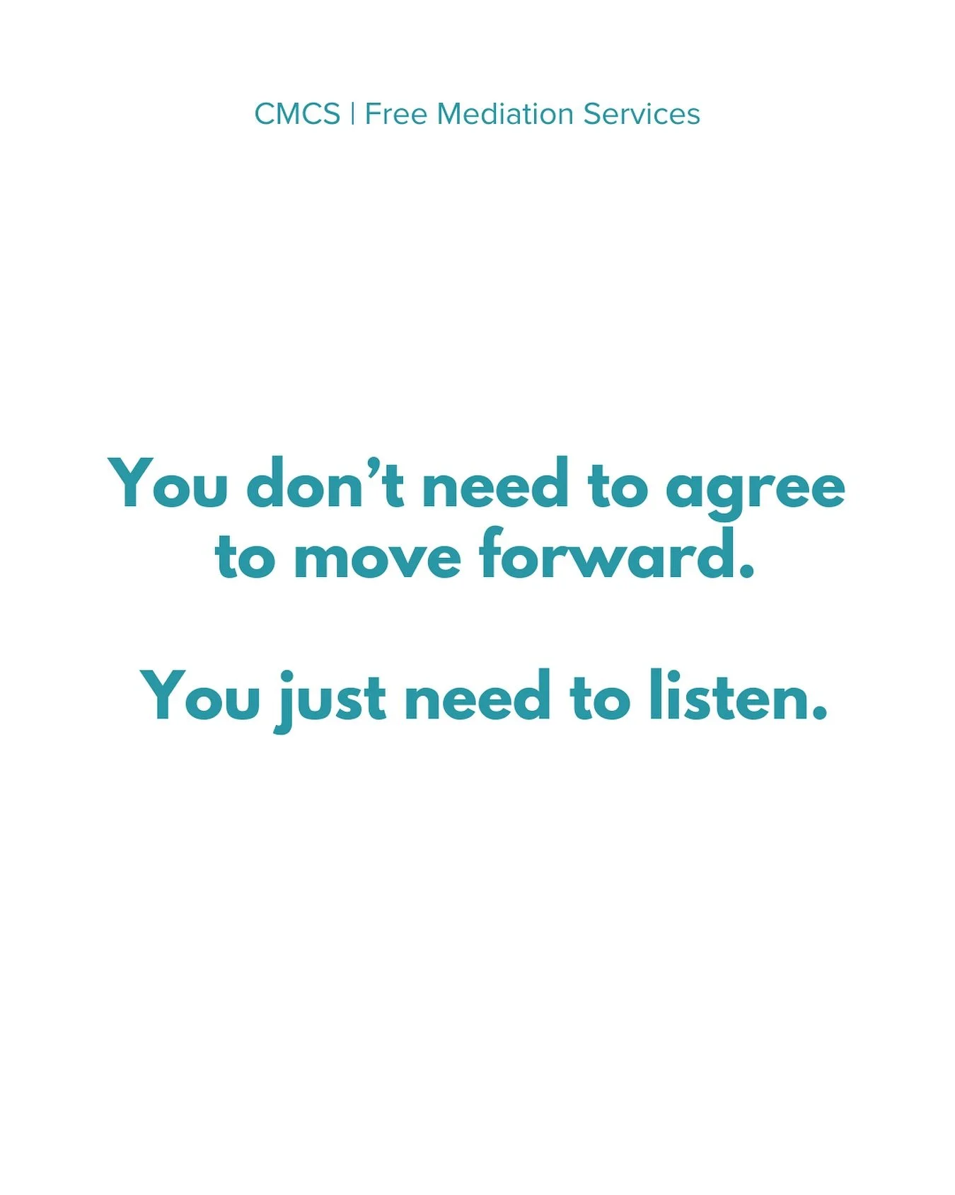 Ever been in an argument where no one&rsquo;s actually listening?

It&rsquo;s exhausting.

Voices get louder.
Walls go up.
Nothing changes.

Here&rsquo;s the thing&hellip; you don&rsquo;t have to agree to move forward.

You just need to listen.

When