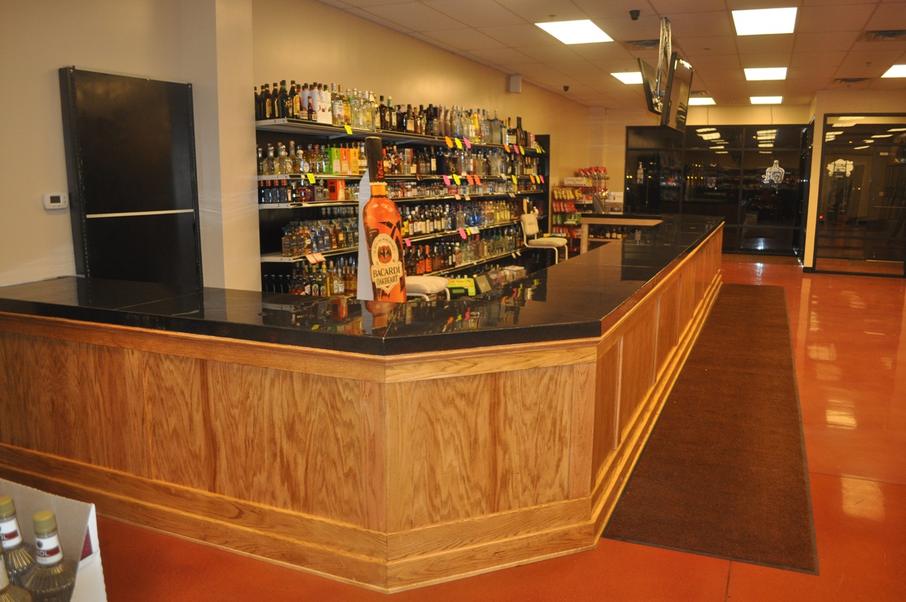  Cast-in-place countertop in Davis Color graphite with epoxy 