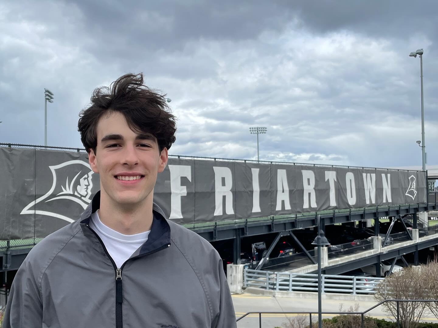 Meet the newest Friar! Congratulations to Cabot from Kennett High School, NH on his decision to attend Providence College, RI and study in their acclaimed School of Business! 🎓🎉 Go Friars!