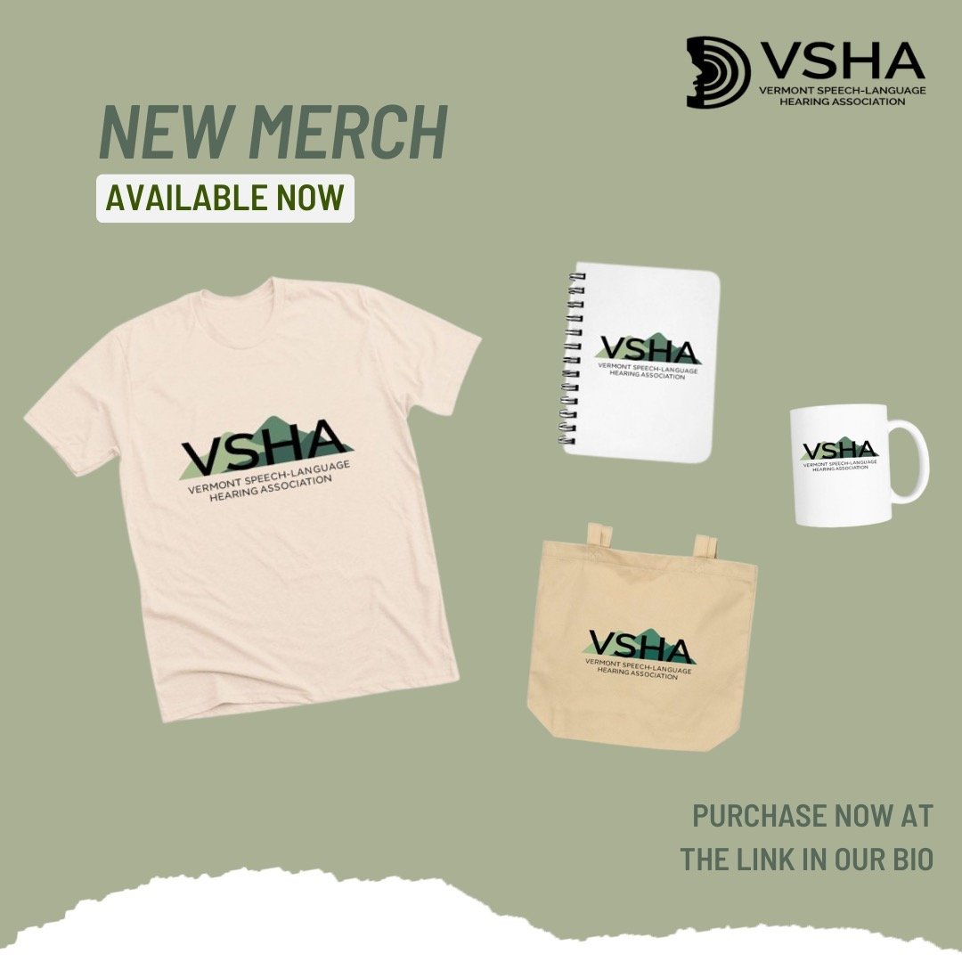 Please support VSHA advocacy efforts and visibility of our organization! Link in our bio. #vtslp #vtaud #slpeeps