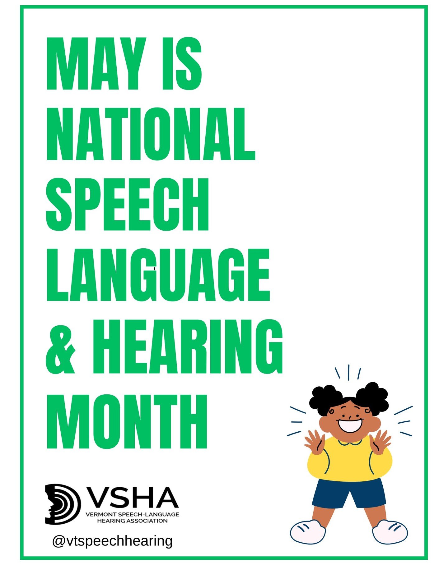 This speech, language, and hearing month, learn more about your state professional organization. We are better when we work together! #vtslp #vtaud