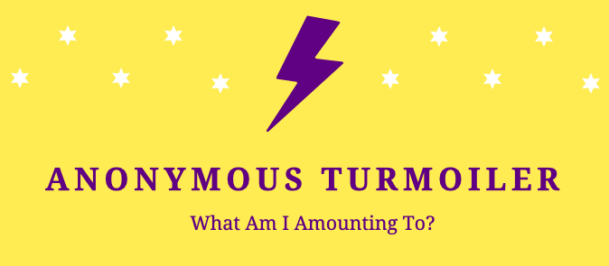Anonymous Turmoiler: What Am I Amounting To? 