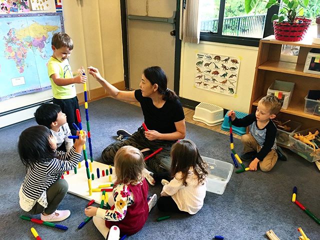 University Hill Preschool prides itself on the growth of our students. Children need a rich environment full of possibilities that will expand their mind and motor skills. As they are exploring and experimenting with building structures, our students