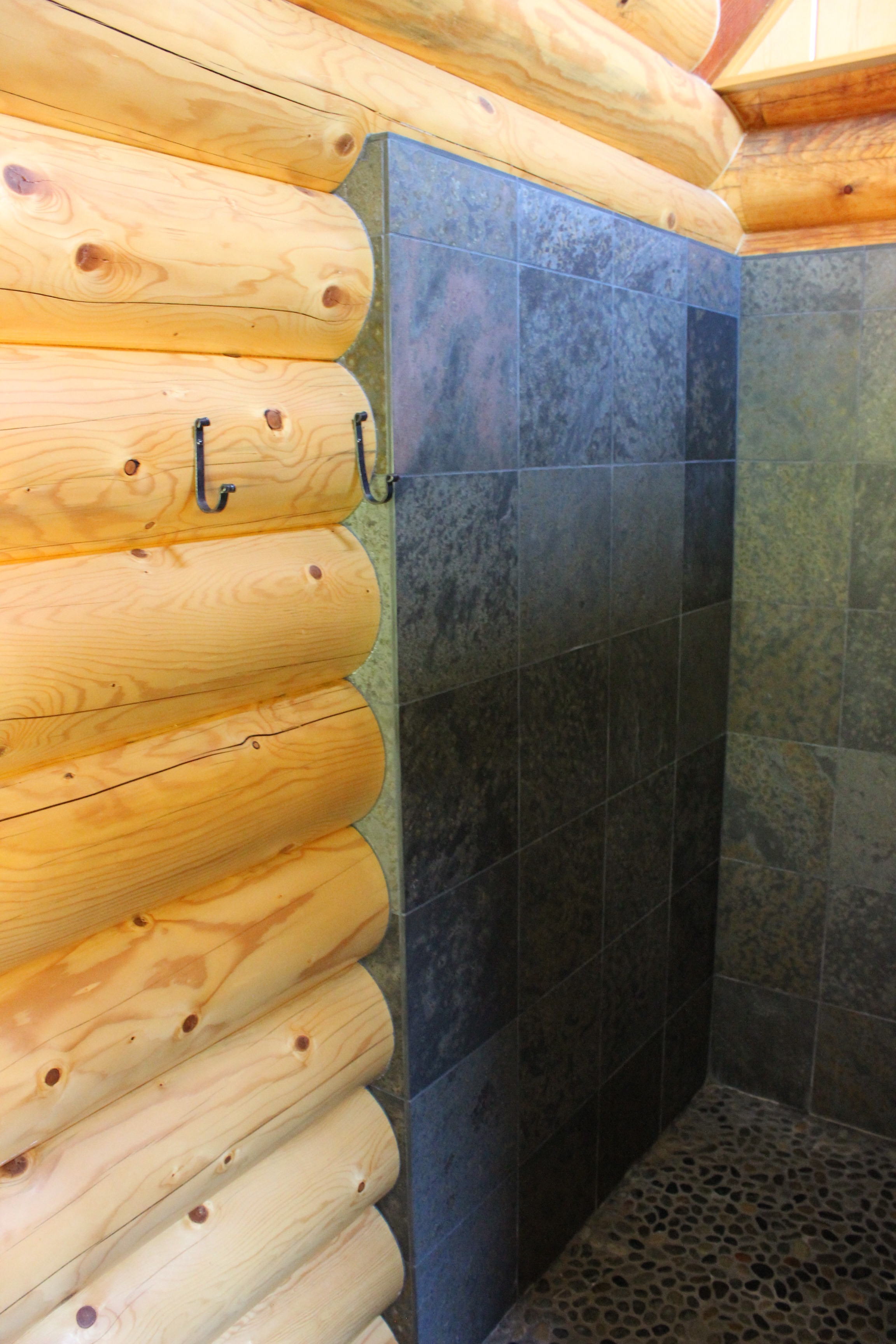 Log Bathroom Addition