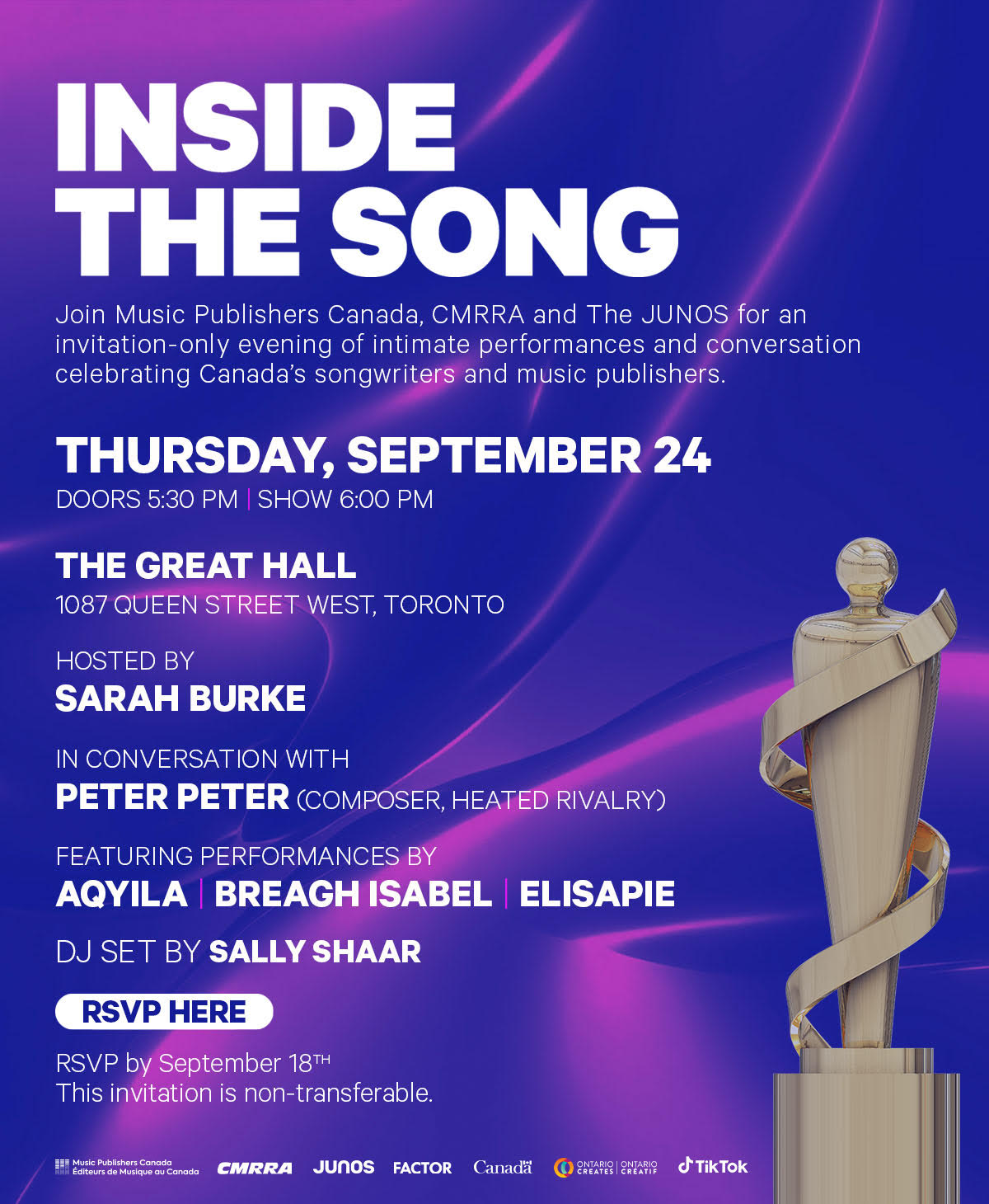 Aqyila performing at Inside the Song