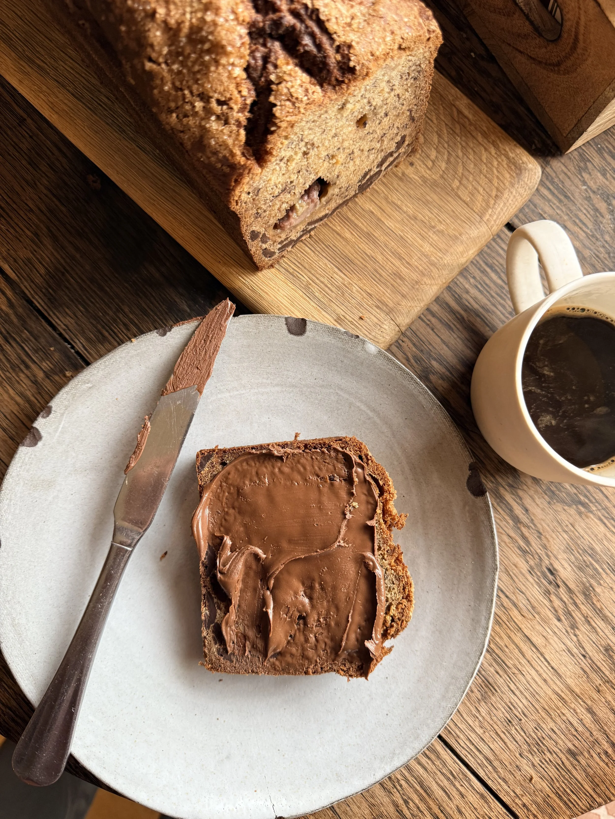 Chris' Banana Bread with chocolate chips