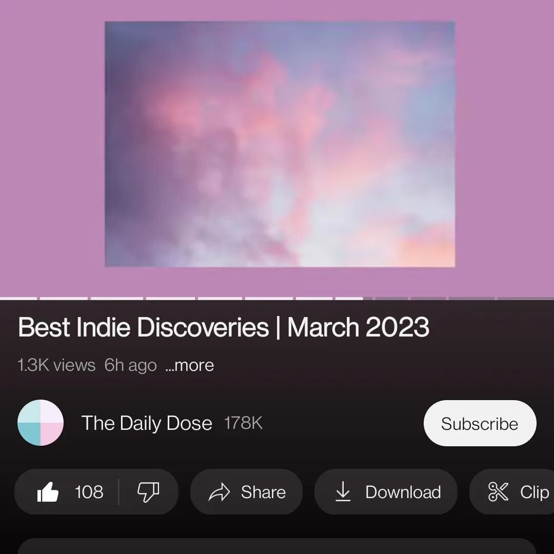 Thank you to @the_daily_dose_music for including @thiscoastbias latest track in their Best Indie Discoveries playlist out now