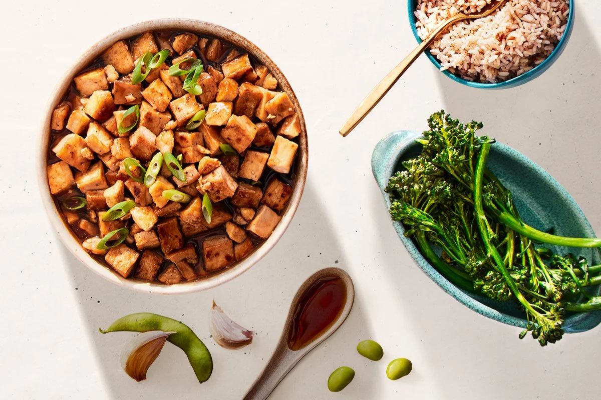 Teriyaki Saucy Tofu Cubes
