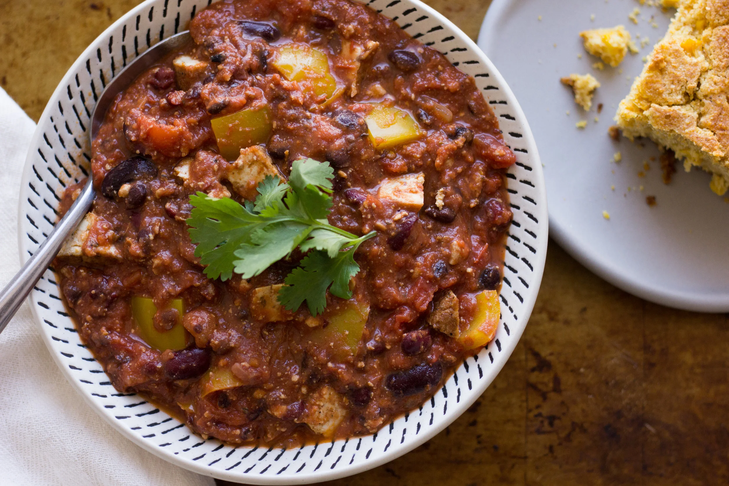 Cajun 3-Bean Chili 
