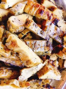 Grilled Rosemary-Garlic Yuba “Chicken"