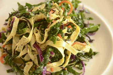 Kale Hijiki and Yuba Salad