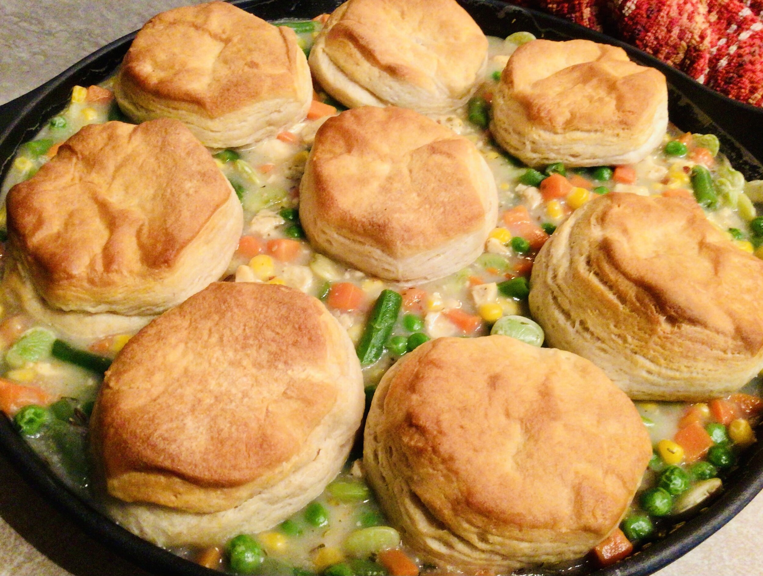 Harissa Skillet Pot Pie