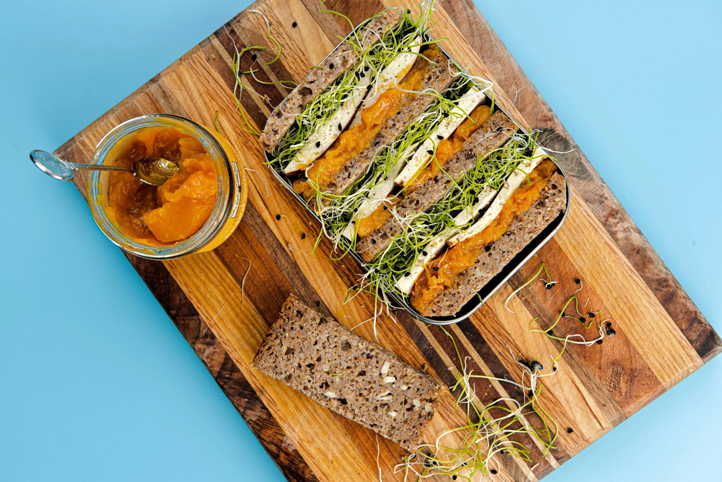 Tofu Chutney Sandwich