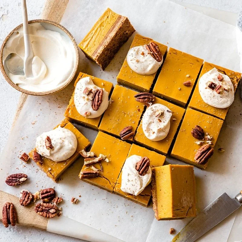 Creamy Pumpkin Pie Bars